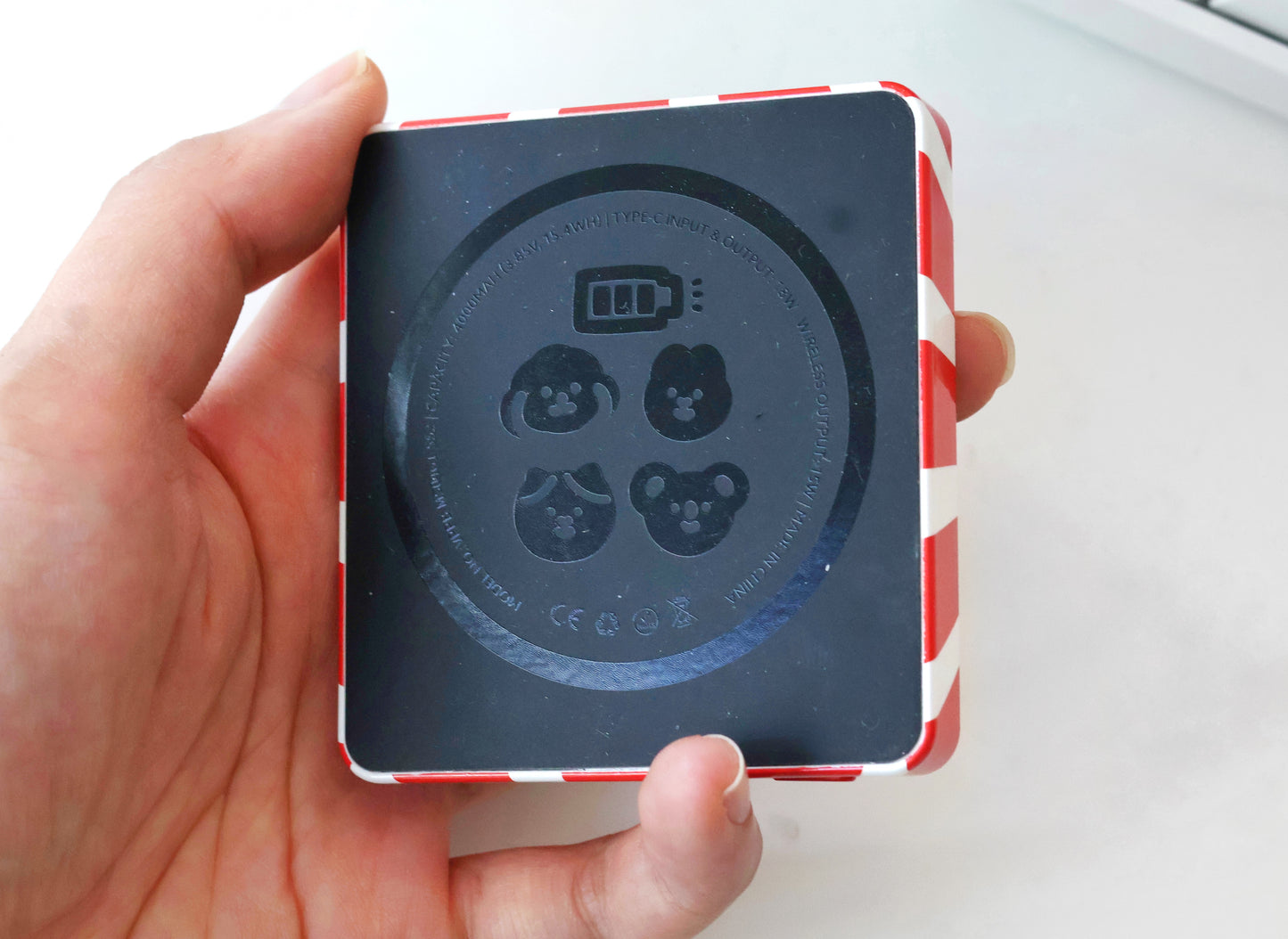 (Vinnic x Smile Studio) MeMe Cat with Hong Kong DimSum Magnetic Wireless Powerbank