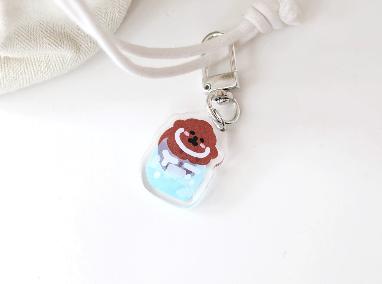 Iced Smile Friends Keychain