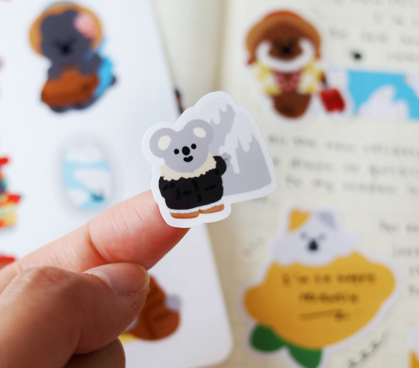 Smile Friends Travel Glossy Sticker Sheet