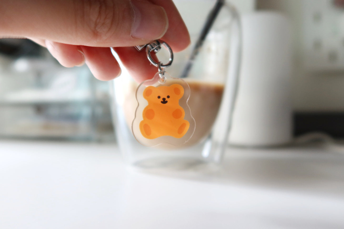 Smile Bear Keychain