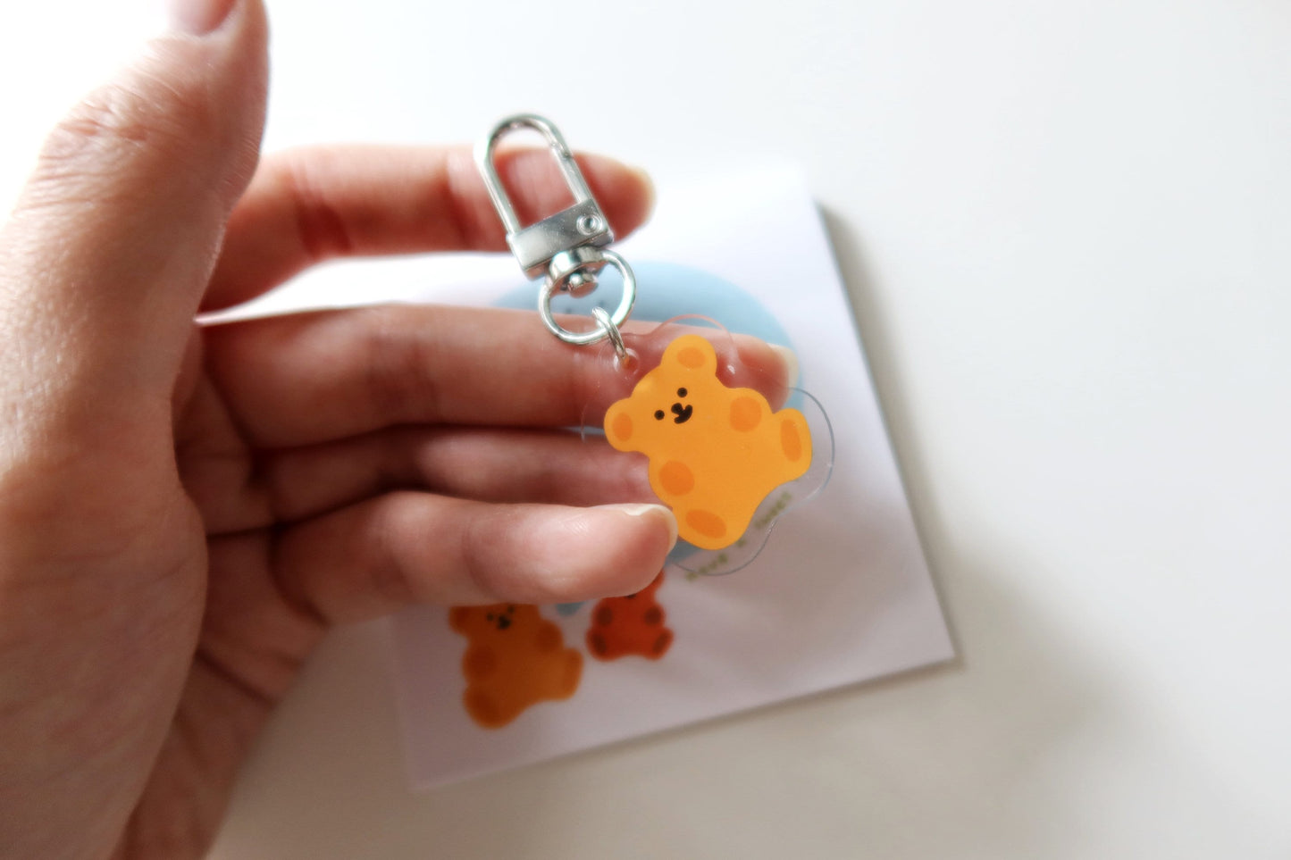 Smile Bear Keychain