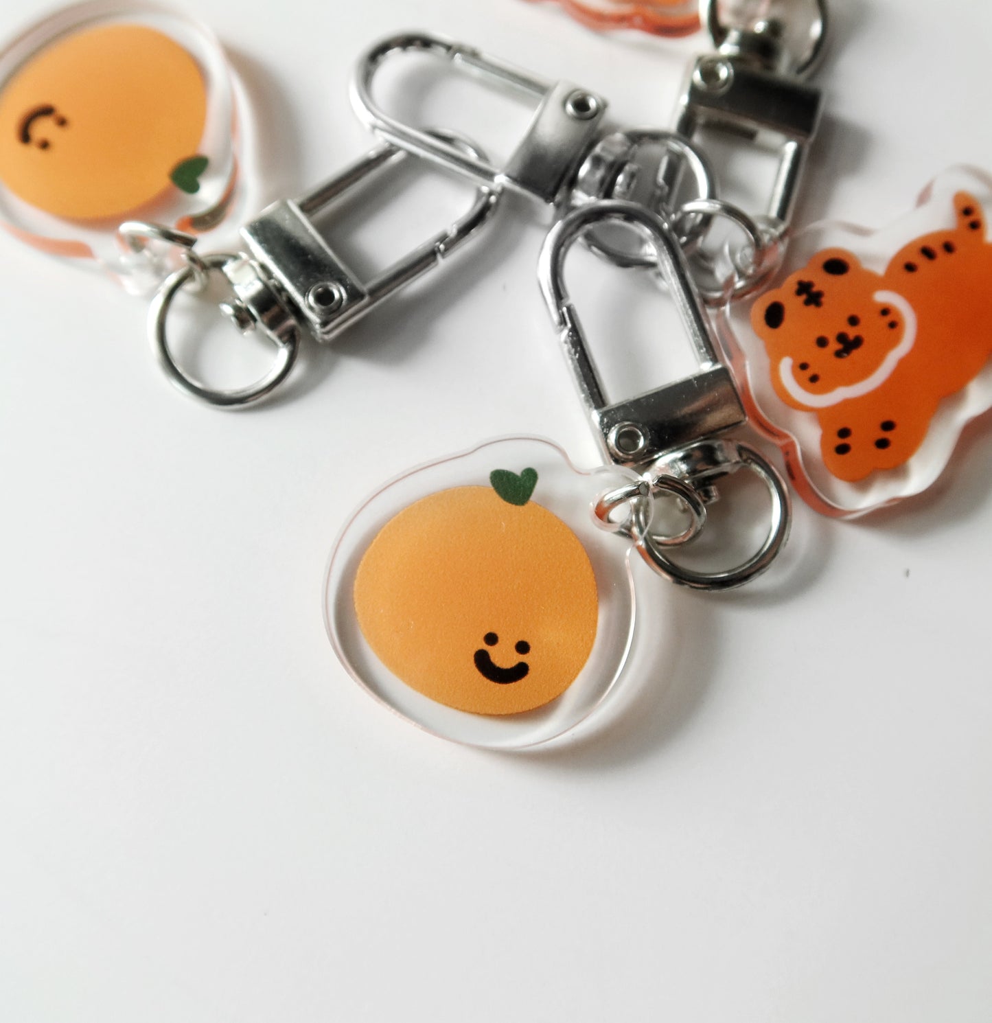 Smile Tangerine Keychain