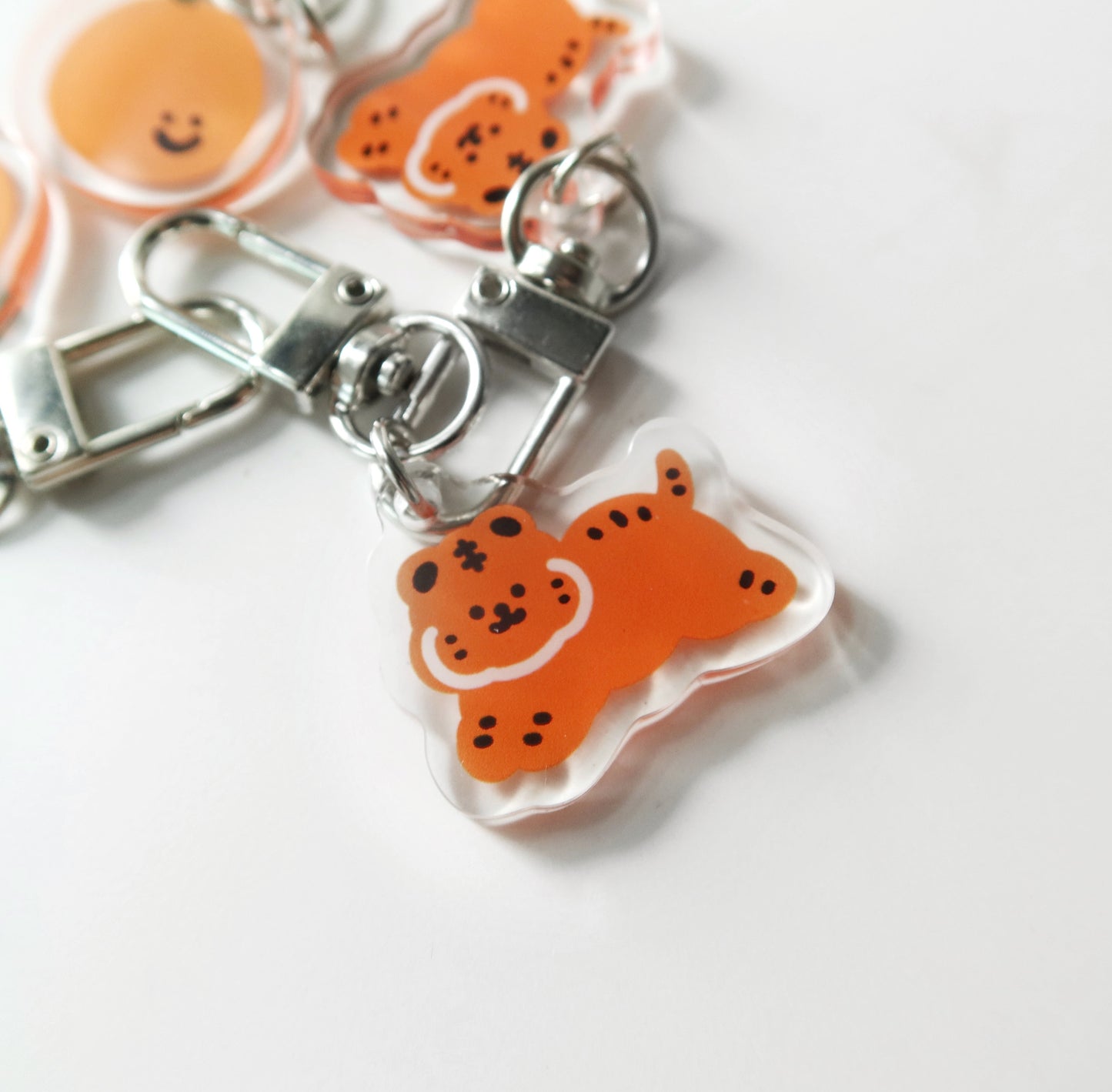 Smile Tiger Keychain