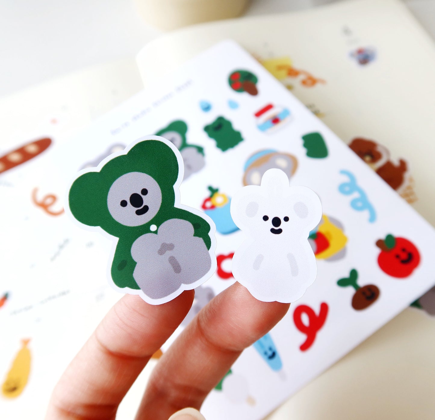 Kala Koala in Spring Glossy Sticker Sheet