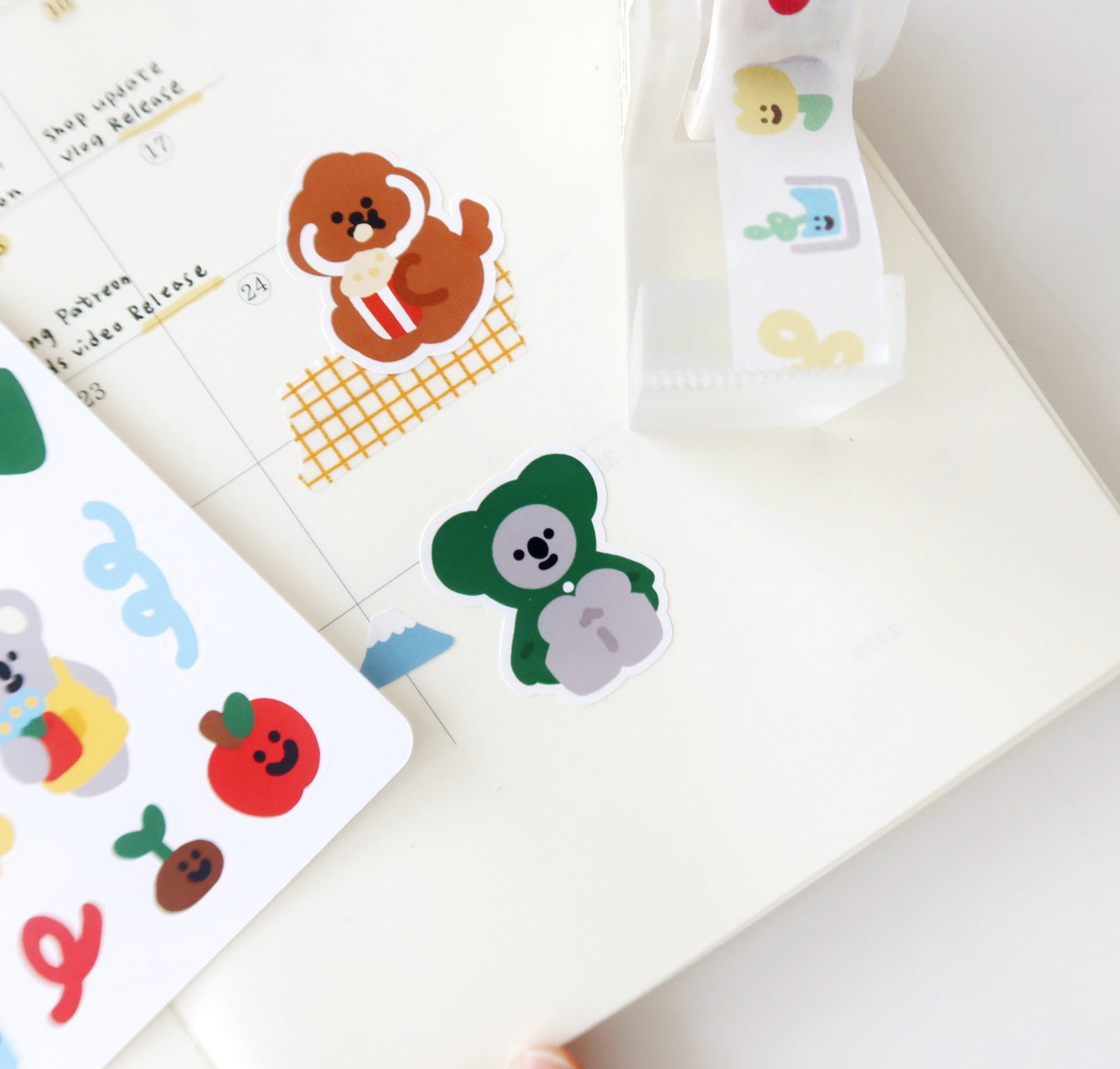 Kala Koala in Spring Glossy Sticker Sheet