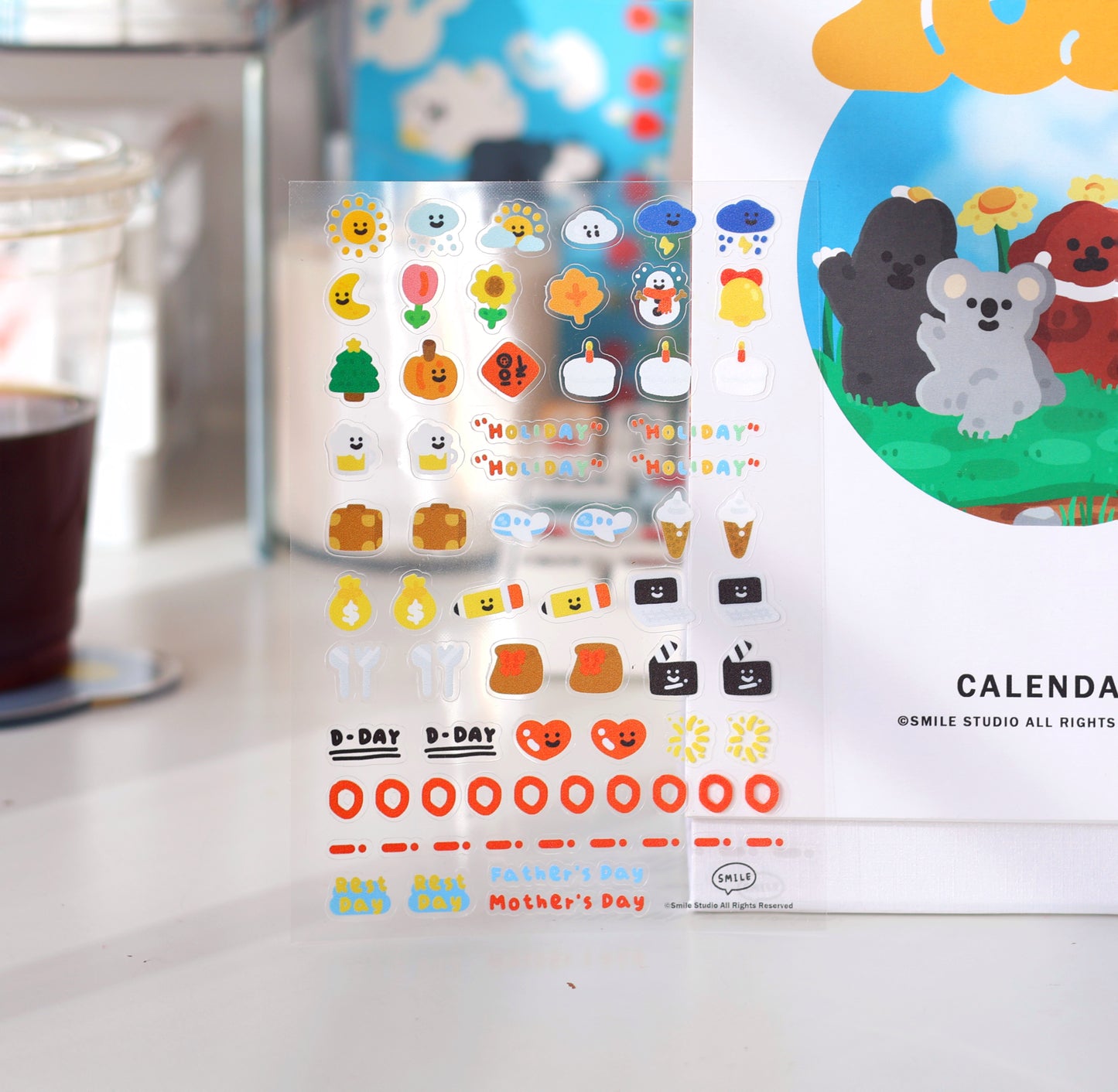 2025 Desk Calendar With Stand