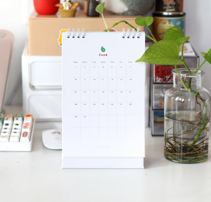 2025 Desk Calendar With Stand