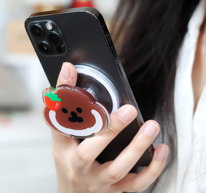 Rice Cake Puppy in Spring Phone Grip