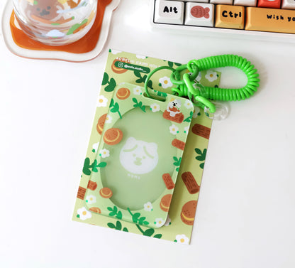 MeMe Cat in Spring Card Holder