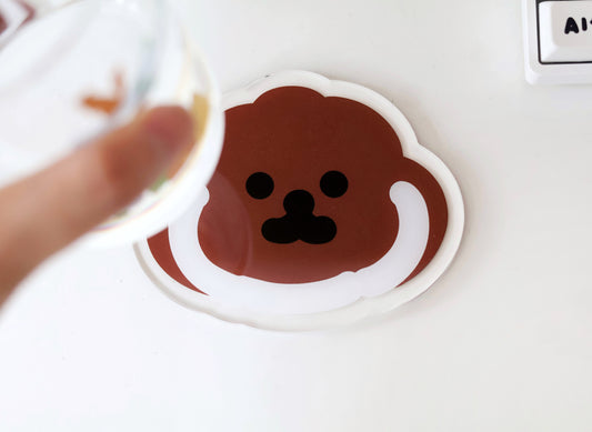 Rice Cake Puppy Coaster