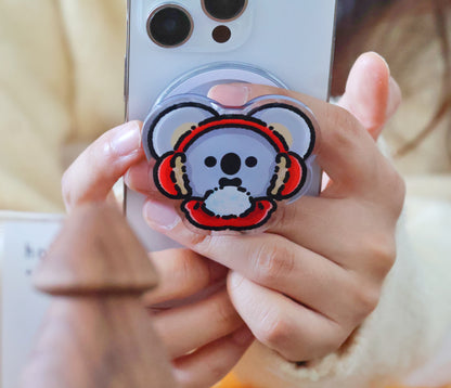 Kala Koala in Cozy Winter Phone Grip