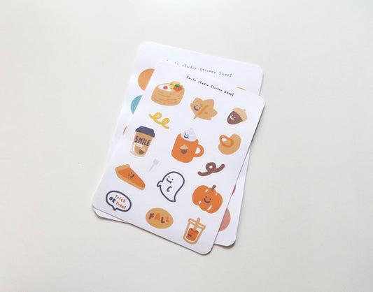 Smile Fall Sticker Sheet