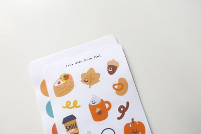 Smile Fall Sticker Sheet