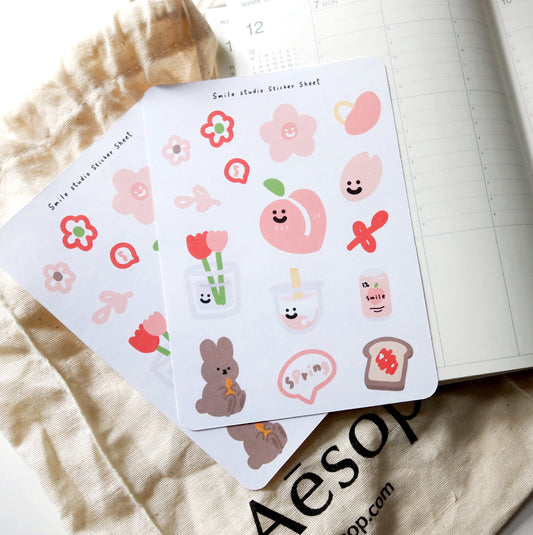 Smile Spring Sticker Sheet