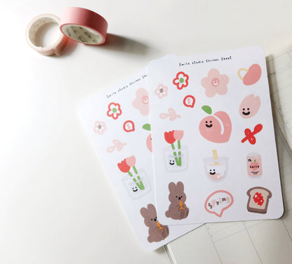 Smile Spring Sticker Sheet