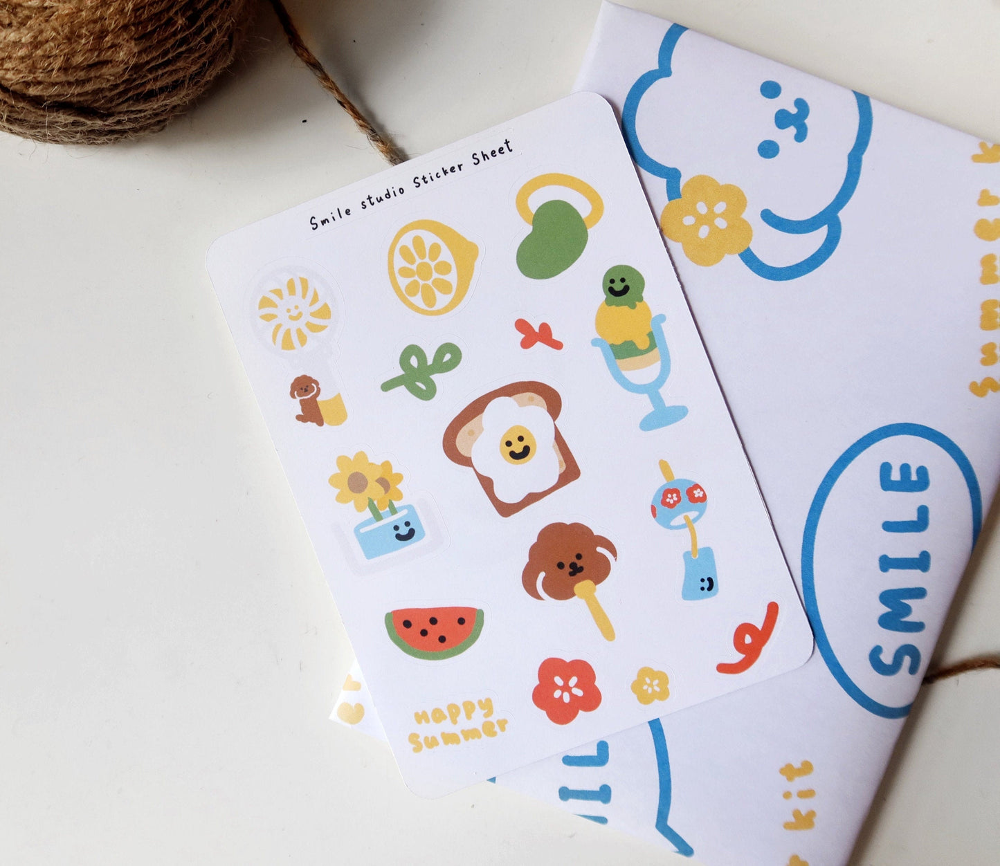 Smile Summer Sticker Sheet