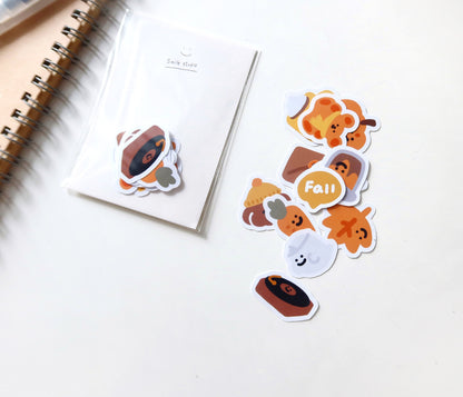 Smile Little Fall Glossy Sticker Pack