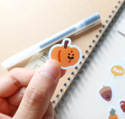 Smile Little Fall Glossy Sticker Pack